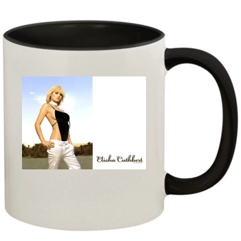 Elisha Cuthbert 11oz Colored Inner & Handle Mug