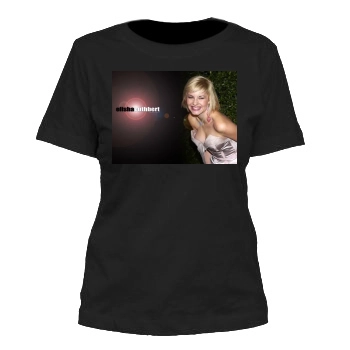 Elisha Cuthbert Women's Cut T-Shirt