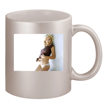 Elisha Cuthbert 11oz Metallic Silver Mug