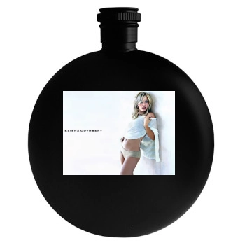 Elisha Cuthbert Round Flask