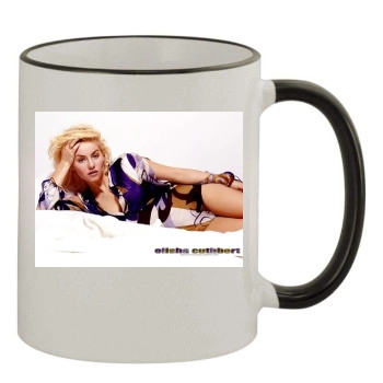 Elisha Cuthbert 11oz Colored Rim & Handle Mug