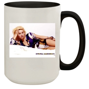 Elisha Cuthbert 15oz Colored Inner & Handle Mug