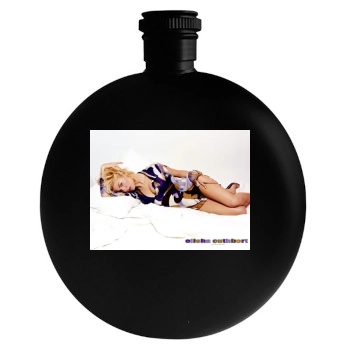 Elisha Cuthbert Round Flask