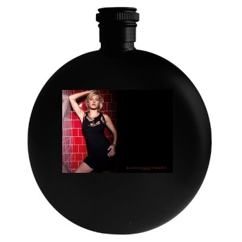 Elisha Cuthbert Round Flask