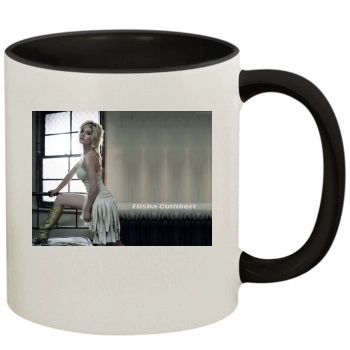 Elisha Cuthbert 11oz Colored Inner & Handle Mug