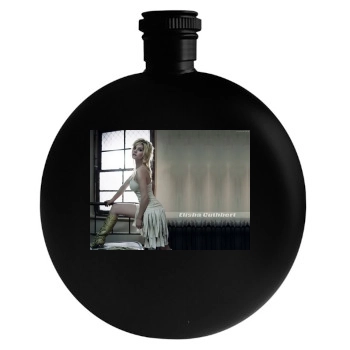 Elisha Cuthbert Round Flask