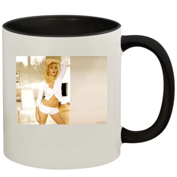 Elisha Cuthbert 11oz Colored Inner & Handle Mug