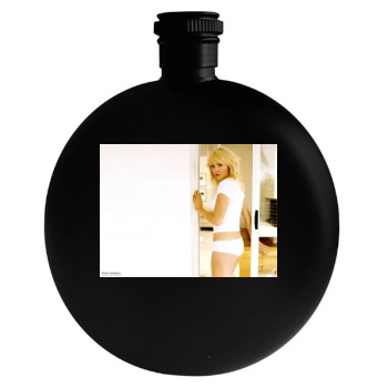 Elisha Cuthbert Round Flask