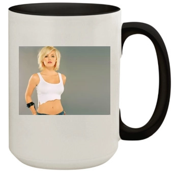 Elisha Cuthbert 15oz Colored Inner & Handle Mug