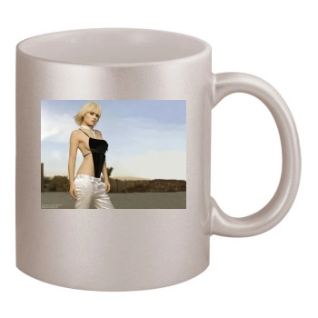 Elisha Cuthbert 11oz Metallic Silver Mug