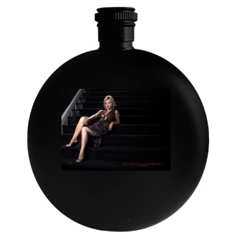 Elisha Cuthbert Round Flask