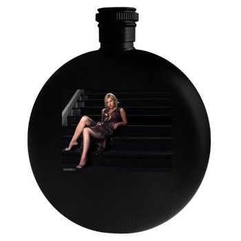 Elisha Cuthbert Round Flask