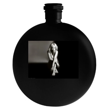 Elisha Cuthbert Round Flask