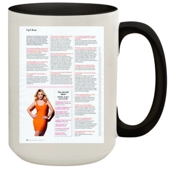 Elisha Cuthbert 15oz Colored Inner & Handle Mug