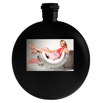 Elisha Cuthbert Round Flask