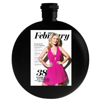 Elisha Cuthbert Round Flask