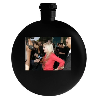 Elisha Cuthbert Round Flask