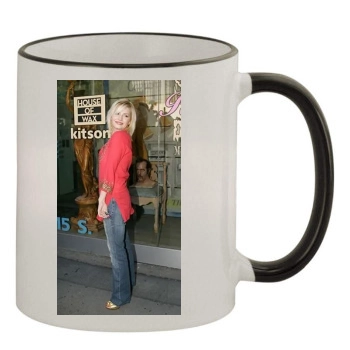 Elisha Cuthbert 11oz Colored Rim & Handle Mug