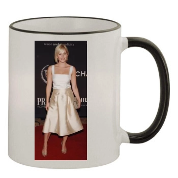 Elisha Cuthbert 11oz Colored Rim & Handle Mug