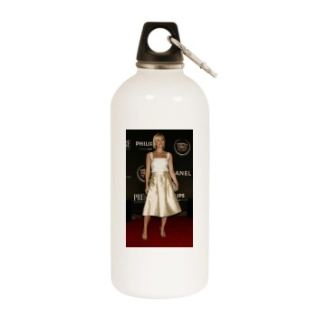 Elisha Cuthbert White Water Bottle With Carabiner