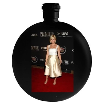 Elisha Cuthbert Round Flask