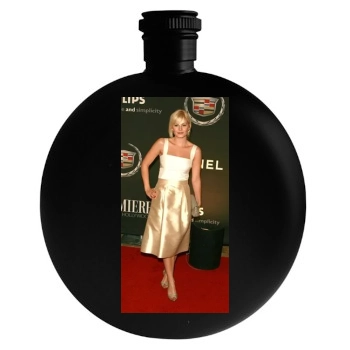 Elisha Cuthbert Round Flask