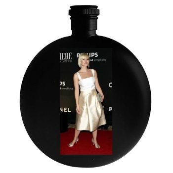 Elisha Cuthbert Round Flask