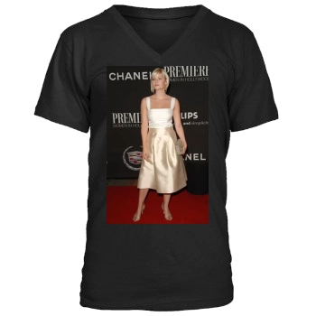 Elisha Cuthbert Men's V-Neck T-Shirt