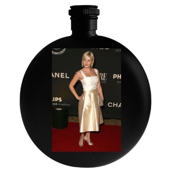 Elisha Cuthbert Round Flask