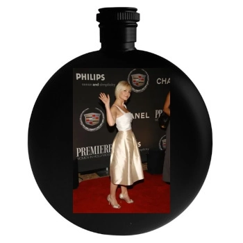 Elisha Cuthbert Round Flask