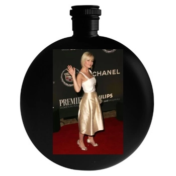 Elisha Cuthbert Round Flask