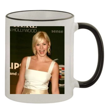 Elisha Cuthbert 11oz Colored Rim & Handle Mug