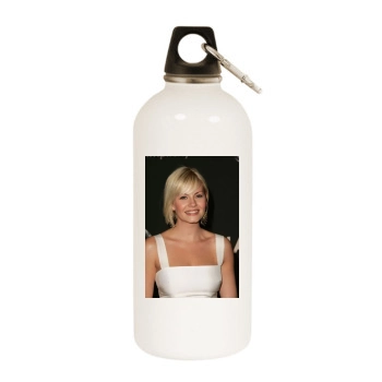 Elisha Cuthbert White Water Bottle With Carabiner