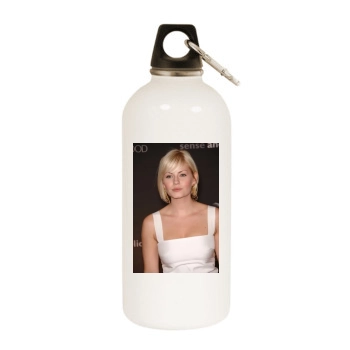 Elisha Cuthbert White Water Bottle With Carabiner