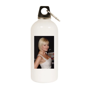 Elisha Cuthbert White Water Bottle With Carabiner