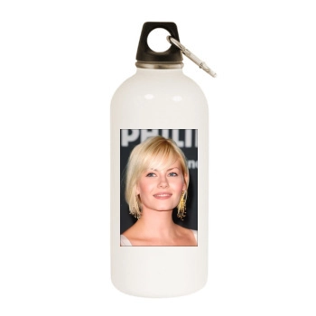 Elisha Cuthbert White Water Bottle With Carabiner