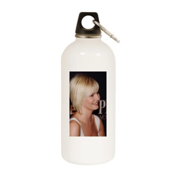 Elisha Cuthbert White Water Bottle With Carabiner