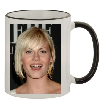 Elisha Cuthbert 11oz Colored Rim & Handle Mug