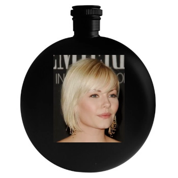 Elisha Cuthbert Round Flask