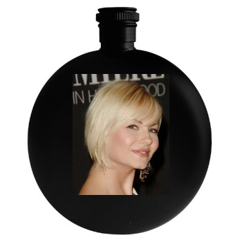 Elisha Cuthbert Round Flask