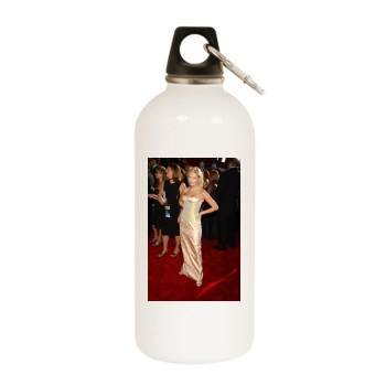 Elisha Cuthbert White Water Bottle With Carabiner