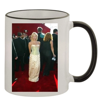 Elisha Cuthbert 11oz Colored Rim & Handle Mug