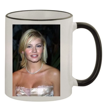 Elisha Cuthbert 11oz Colored Rim & Handle Mug