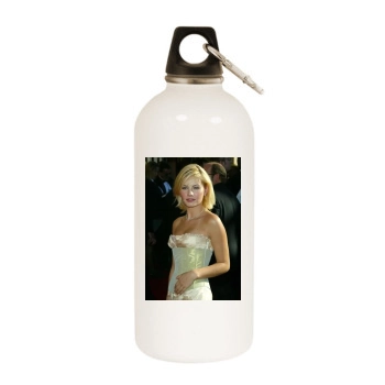 Elisha Cuthbert White Water Bottle With Carabiner