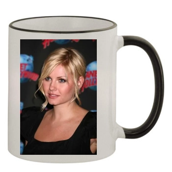 Elisha Cuthbert 11oz Colored Rim & Handle Mug