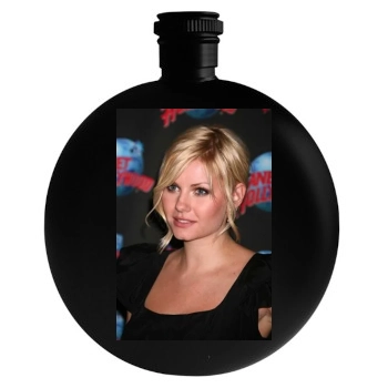 Elisha Cuthbert Round Flask