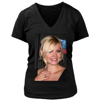 Elisha Cuthbert Women's Deep V-Neck TShirt