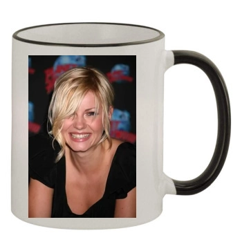 Elisha Cuthbert 11oz Colored Rim & Handle Mug