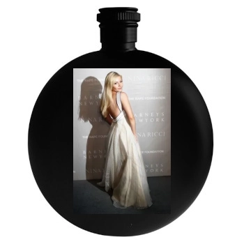 Elisha Cuthbert Round Flask