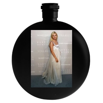 Elisha Cuthbert Round Flask